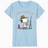 Peanuts Snoopy Creative Genius Artist Fun Classic Retro 90s Official Women's SKINNY FIT T-Shirt