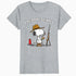 Peanuts Snoopy Creative Genius Artist Fun Classic Retro 90s Official Women's SKINNY FIT T-Shirt