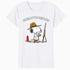 Peanuts Snoopy Creative Genius Artist Fun Classic Retro 90s Official Women's SKINNY FIT T-Shirt