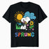 Peanuts Snoopy Easter Spring Cottage Garden Fun 90s Classic Official Men's T-Shirt