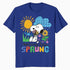 Peanuts Snoopy Easter Spring Cottage Garden Fun 90s Classic Official Men's T-Shirt