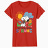 Peanuts Snoopy Easter Spring Cottage Garden Fun 90s Classic Official Women's SKINNY FIT T-Shirt