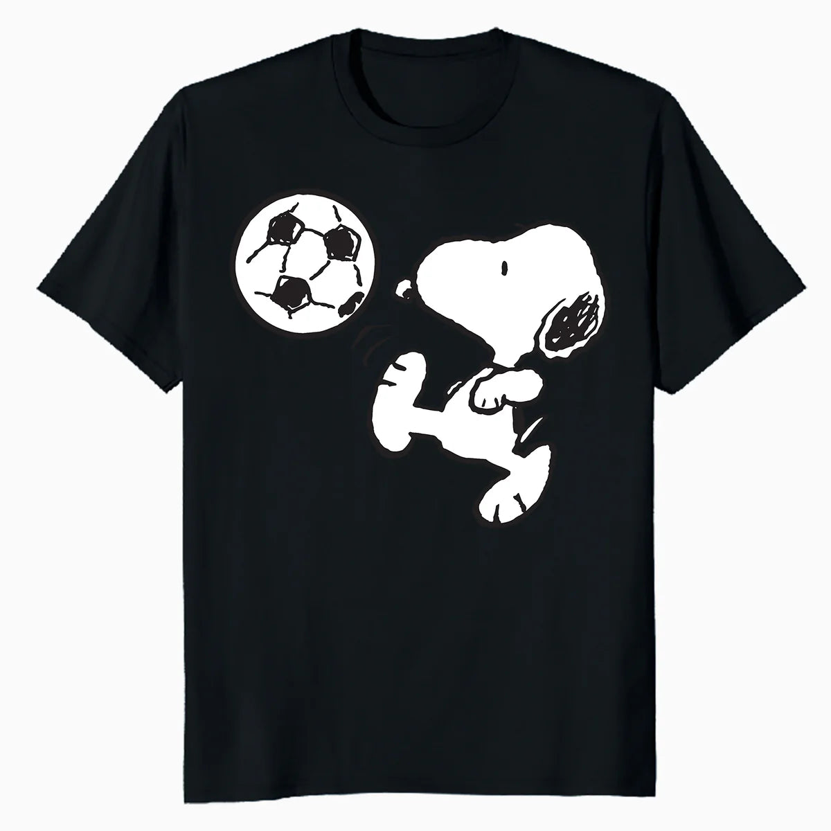 Peanuts Snoopy Football Fun Vintage Retro 80s 90s Soccer Fan Official Men's T-Shirt