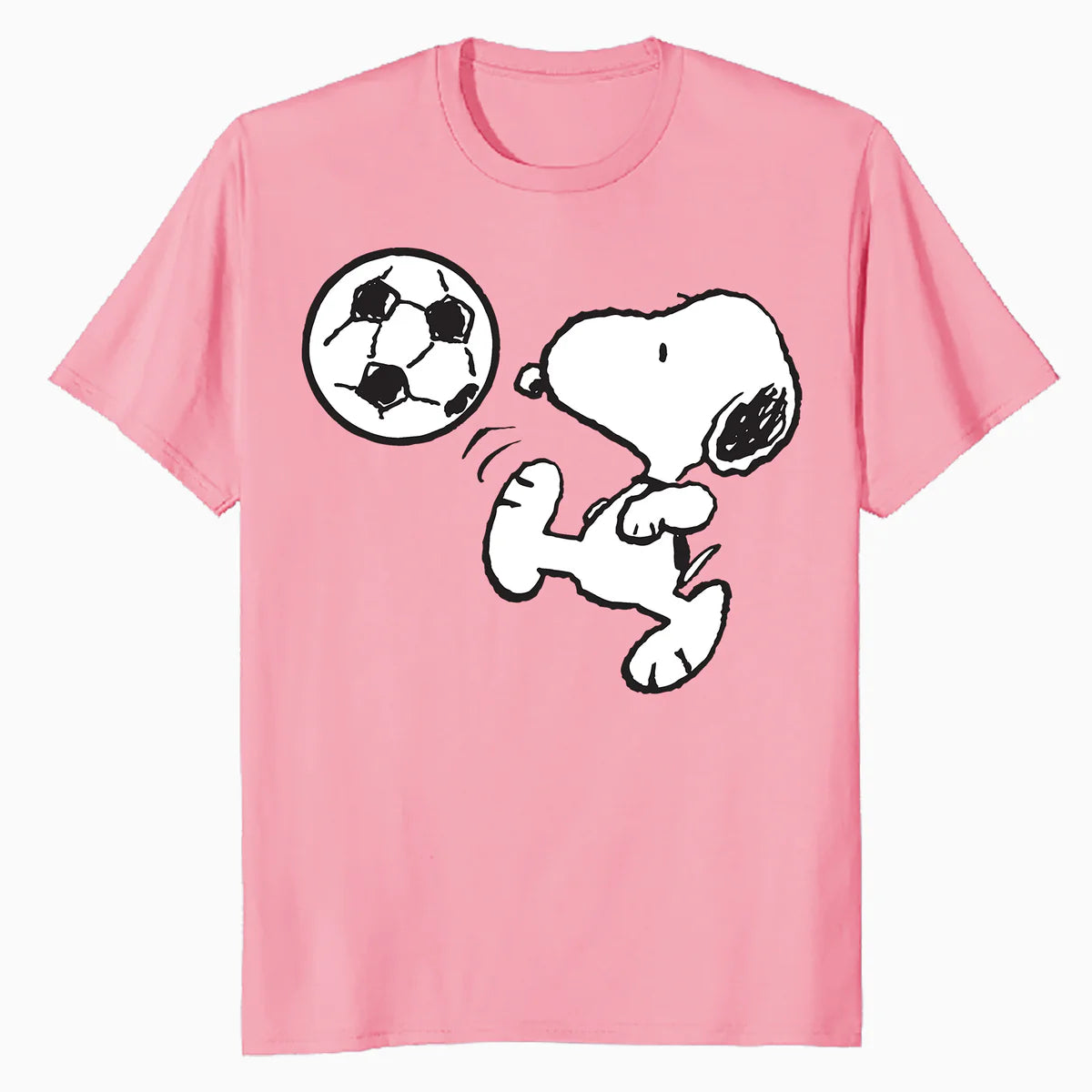 Peanuts Snoopy Football Fun Vintage Retro 80s 90s Soccer Fan Official Men's T-Shirt