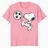 Peanuts Snoopy Football Fun Vintage Retro 80s 90s Soccer Fan Official Men's T-Shirt