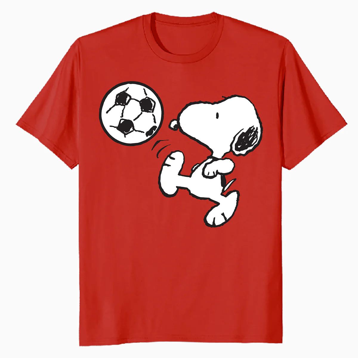 Peanuts Snoopy Football Fun Vintage Retro 80s 90s Soccer Fan Official Men's T-Shirt