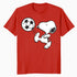 Peanuts Snoopy Football Fun Vintage Retro 80s 90s Soccer Fan Official Men's T-Shirt