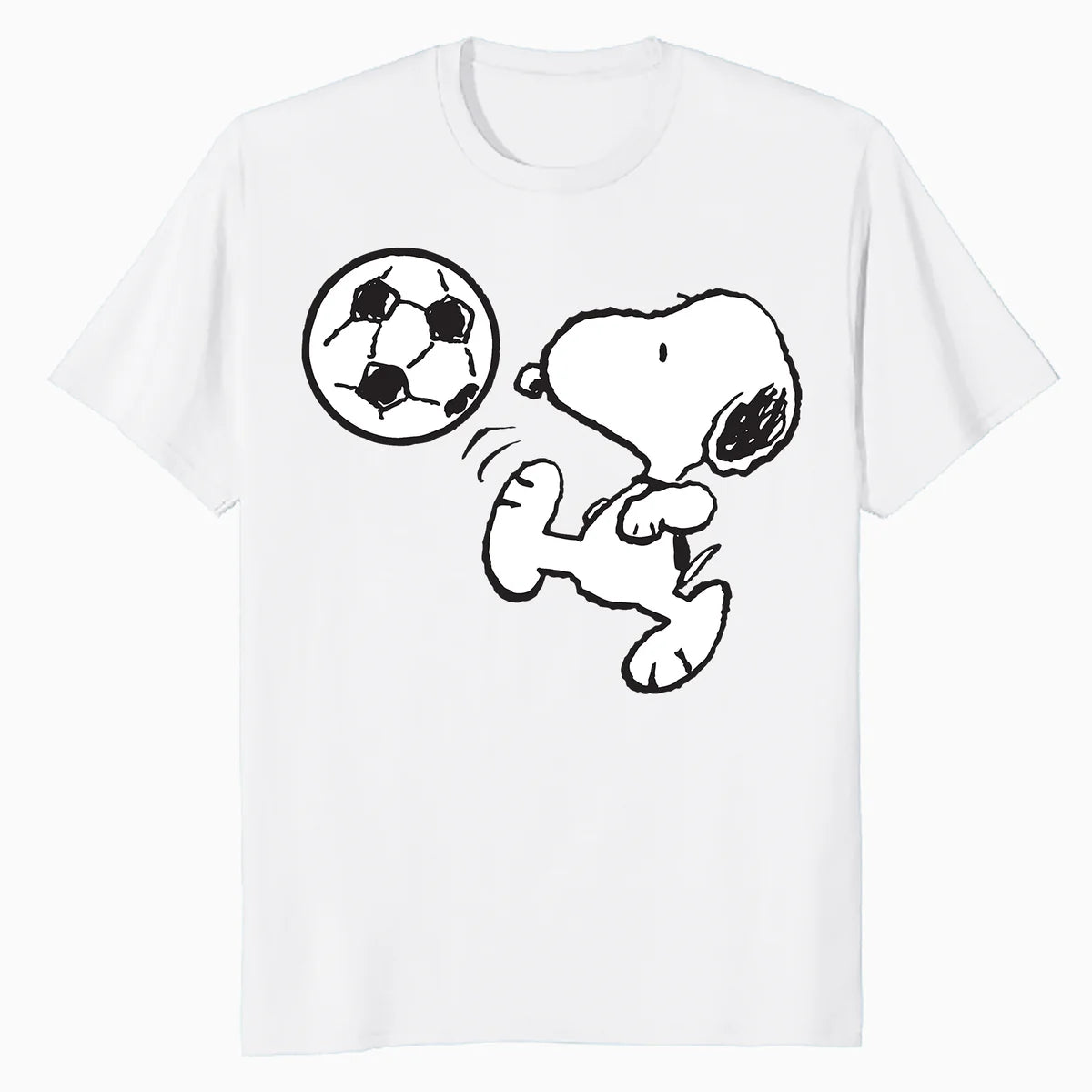 Peanuts Snoopy Football Fun Vintage Retro 80s 90s Soccer Fan Official Men's T-Shirt