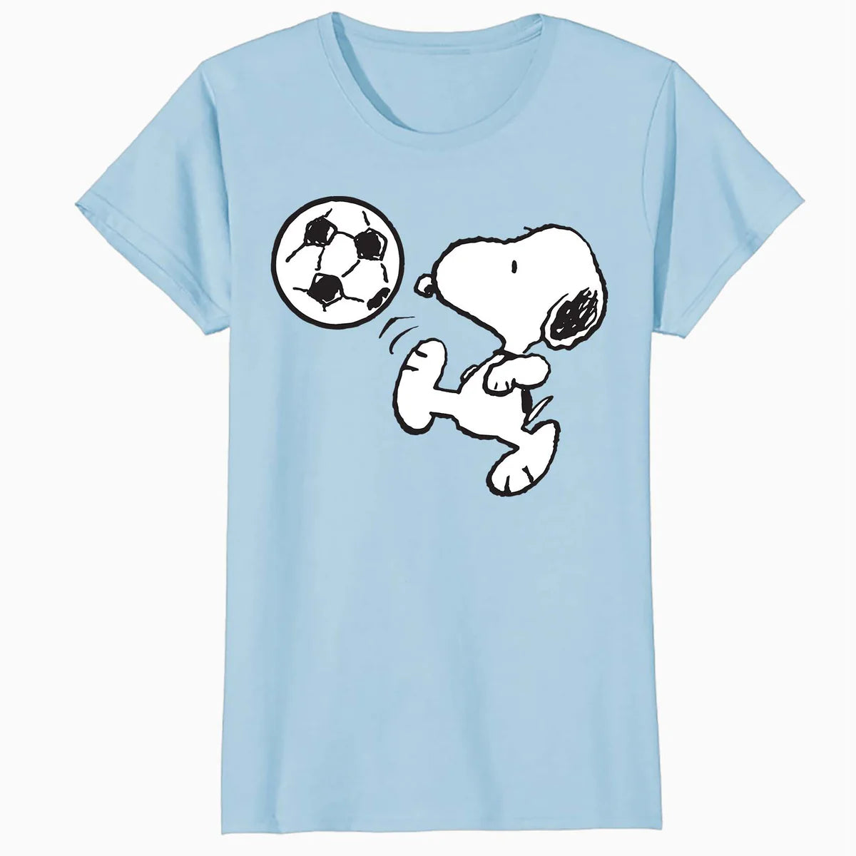 Peanuts Snoopy Football Fun Vintage Retro 80s 90s Soccer Fan Official Women's SKINNY FIT T-Shirt