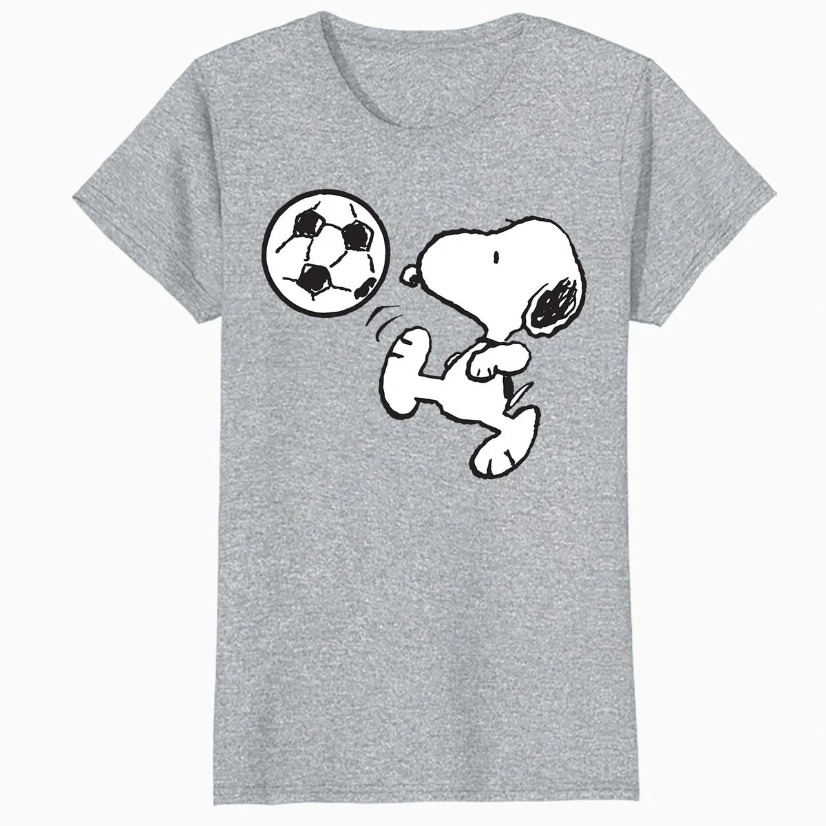 Peanuts Snoopy Football Fun Vintage Retro 80s 90s Soccer Fan Official Women's SKINNY FIT T-Shirt