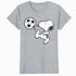Peanuts Snoopy Football Fun Vintage Retro 80s 90s Soccer Fan Official Women's SKINNY FIT T-Shirt