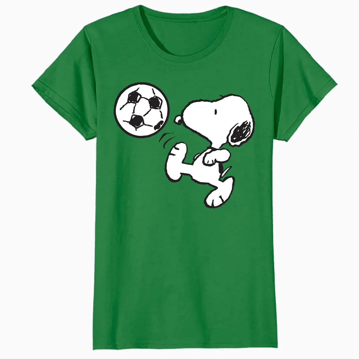 Peanuts Snoopy Football Fun Vintage Retro 80s 90s Soccer Fan Official Women's SKINNY FIT T-Shirt