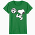 Peanuts Snoopy Football Fun Vintage Retro 80s 90s Soccer Fan Official Women's SKINNY FIT T-Shirt