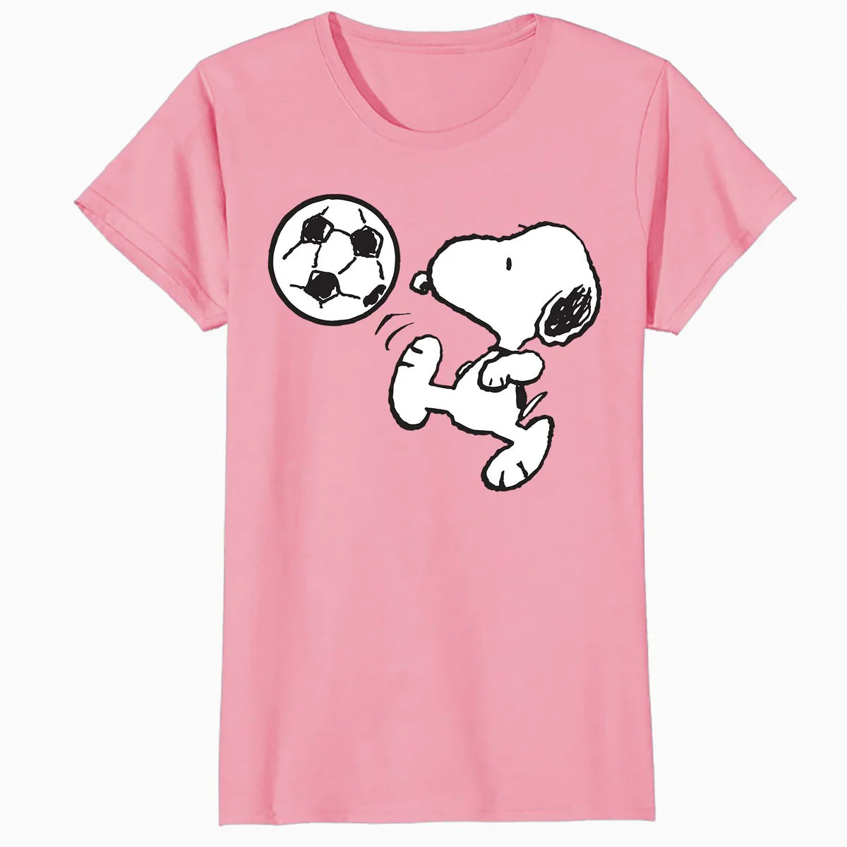 Peanuts Snoopy Football Fun Vintage Retro 80s 90s Soccer Fan Official Women's SKINNY FIT T-Shirt