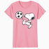Peanuts Snoopy Football Fun Vintage Retro 80s 90s Soccer Fan Official Women's SKINNY FIT T-Shirt