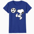 Peanuts Snoopy Football Fun Vintage Retro 80s 90s Soccer Fan Official Women's SKINNY FIT T-Shirt