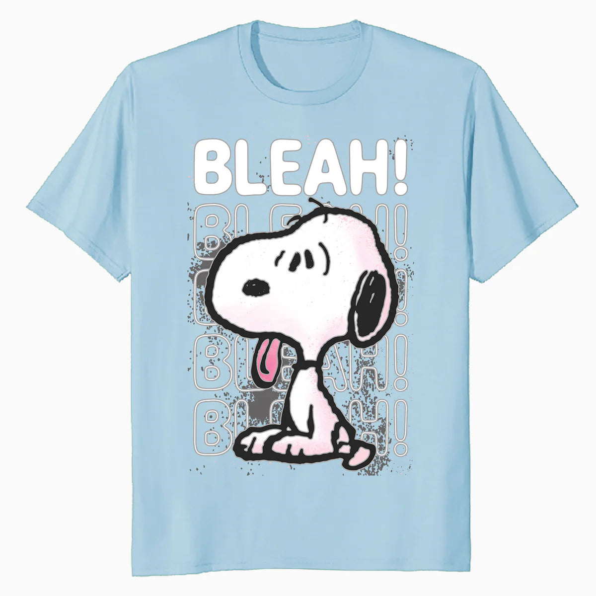 Peanuts Snoopy Graffiti Splat Bleah Lol Stencil 90s Official Men's T-Shirt