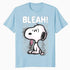 Peanuts Snoopy Graffiti Splat Bleah Lol Stencil 90s Official Men's T-Shirt