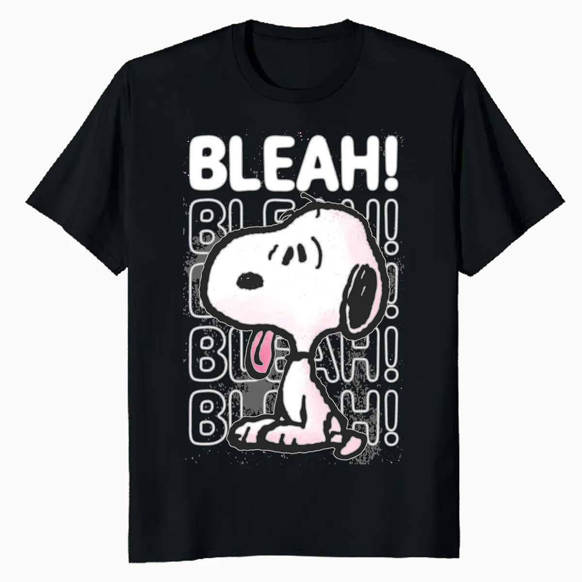 Peanuts Snoopy Graffiti Splat Bleah Lol Stencil 90s Official Men's T-Shirt