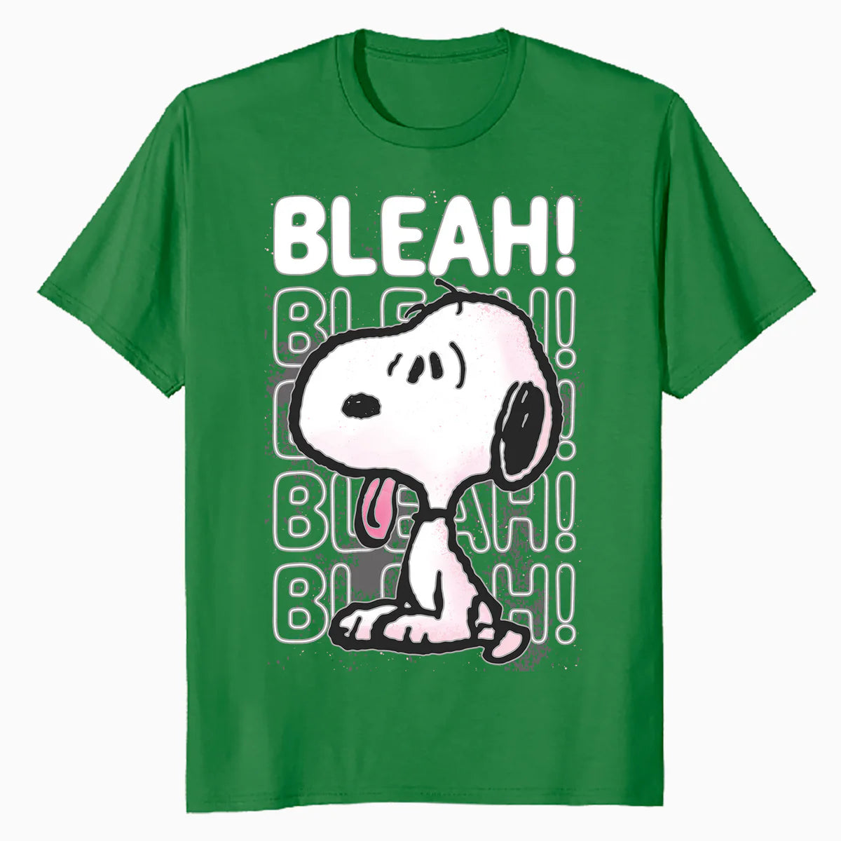 Peanuts Snoopy Graffiti Splat Bleah Lol Stencil 90s Official Men's T-Shirt