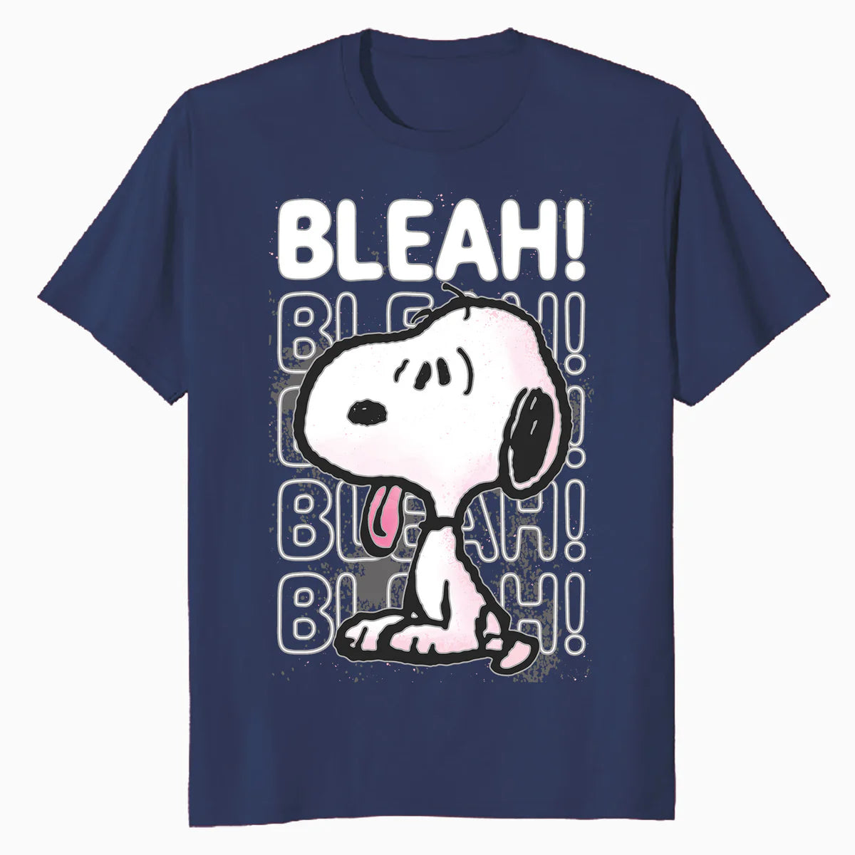 Peanuts Snoopy Graffiti Splat Bleah Lol Stencil 90s Official Men's T-Shirt