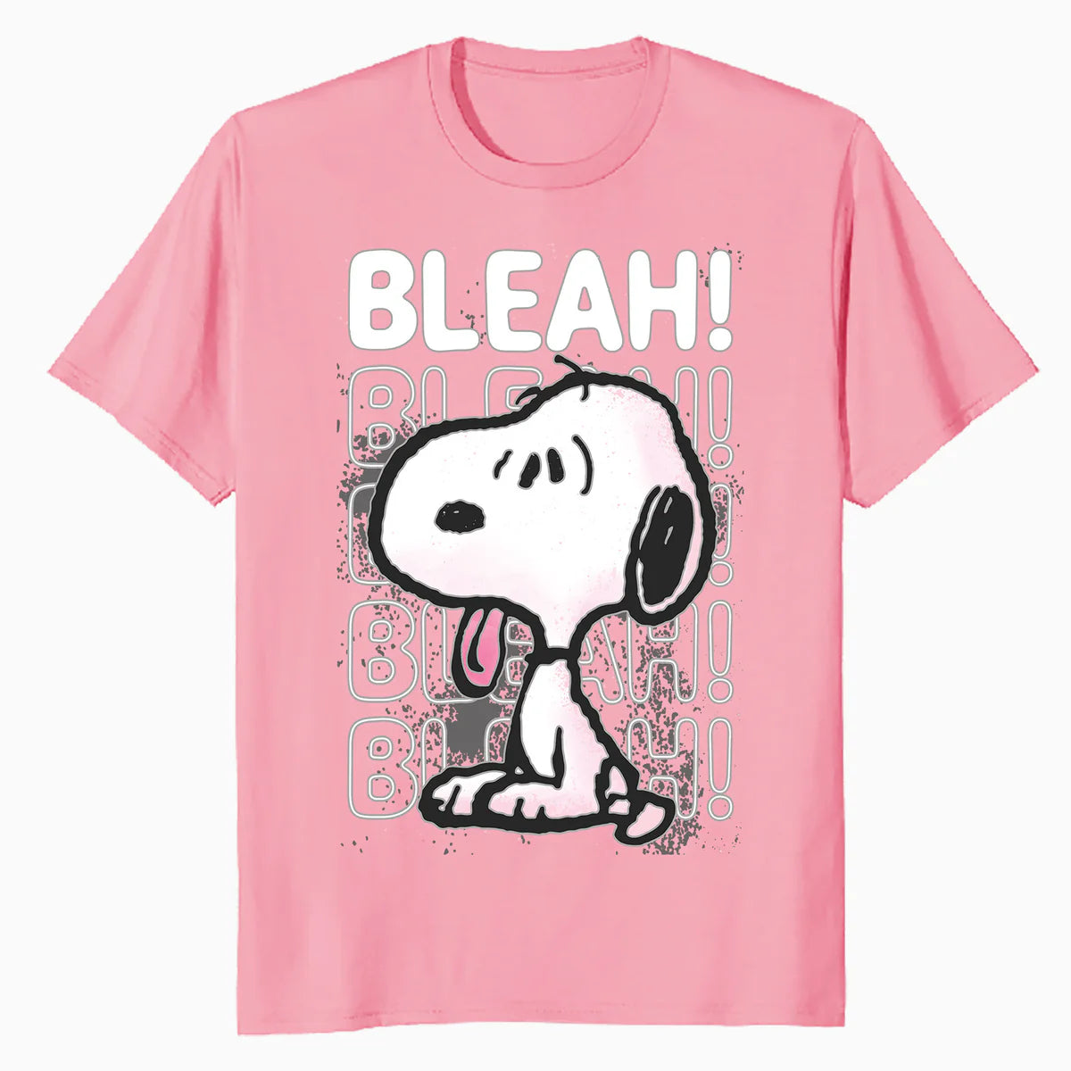 Peanuts Snoopy Graffiti Splat Bleah Lol Stencil 90s Official Men's T-Shirt