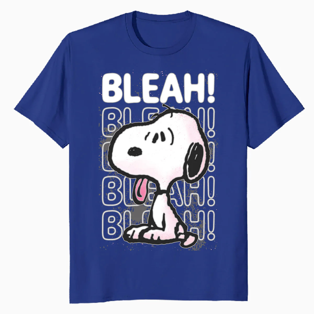 Peanuts Snoopy Graffiti Splat Bleah Lol Stencil 90s Official Men's T-Shirt
