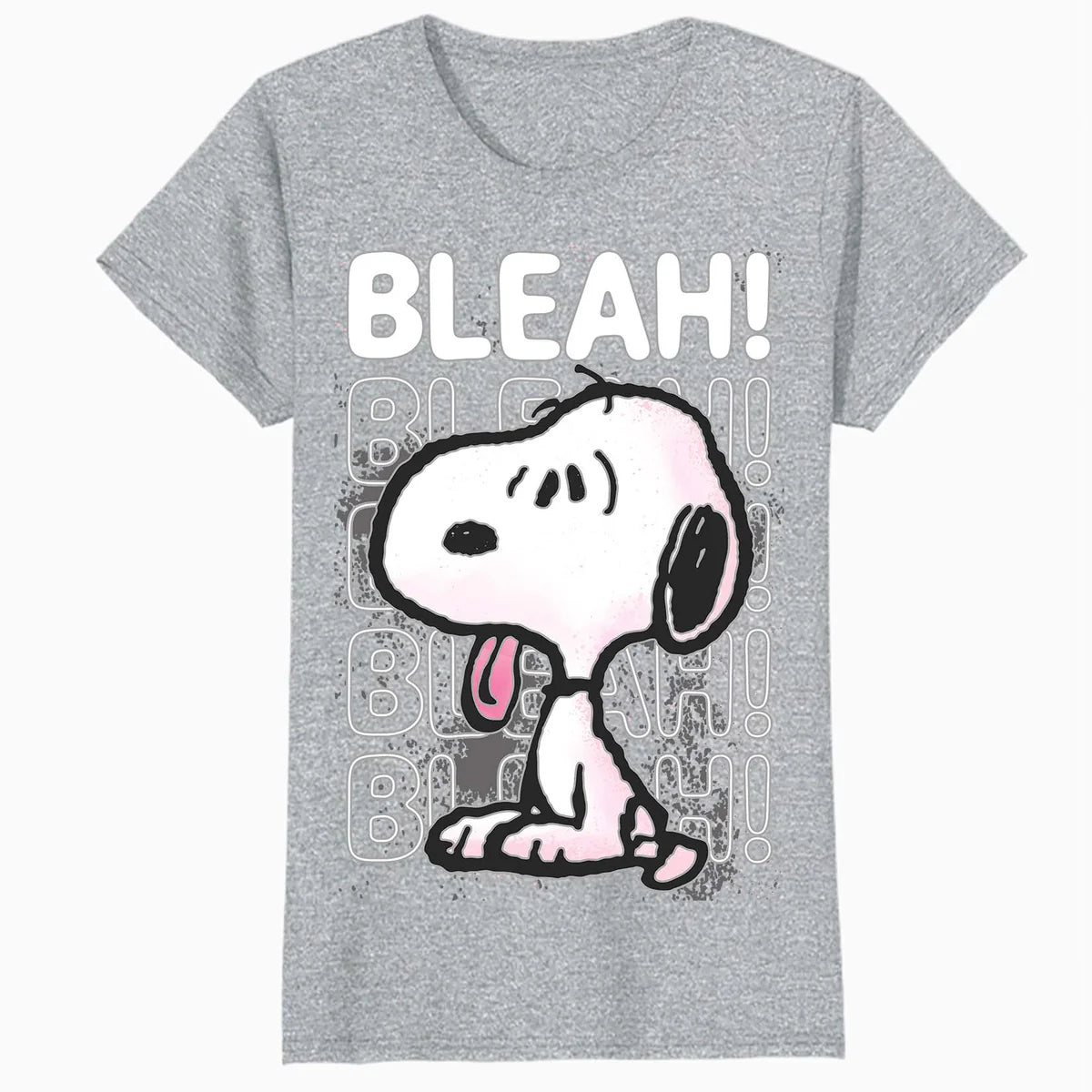 Peanuts Snoopy Graffiti Splat Bleah Lol Stencil 90s Official Women's SKINNY FIT T-Shirt