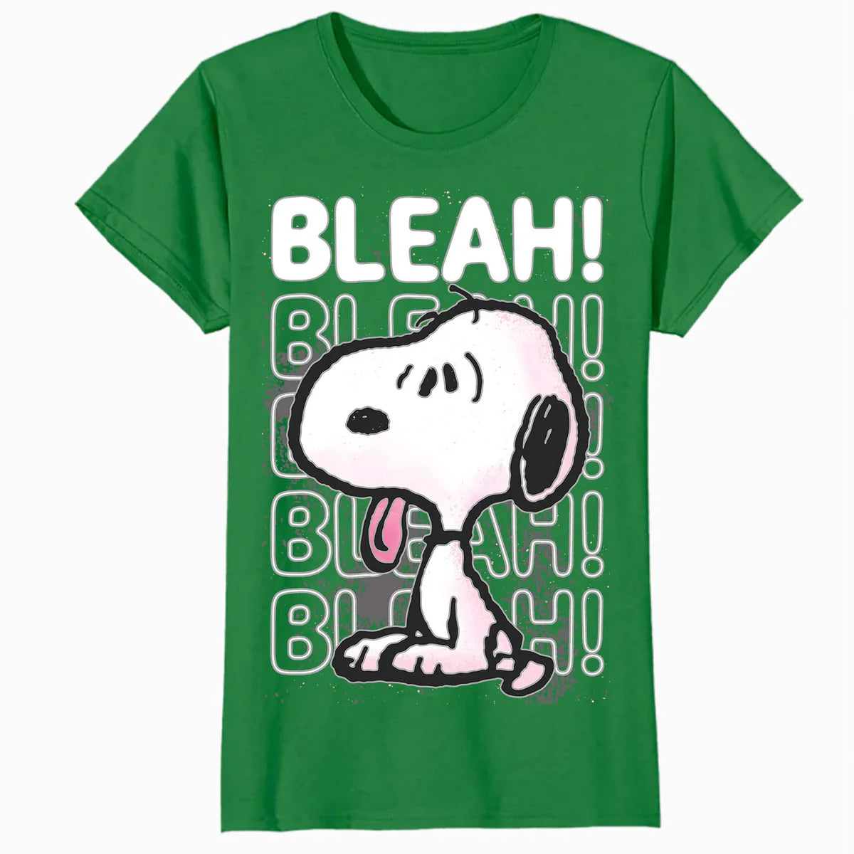 Peanuts Snoopy Graffiti Splat Bleah Lol Stencil 90s Official Women's SKINNY FIT T-Shirt