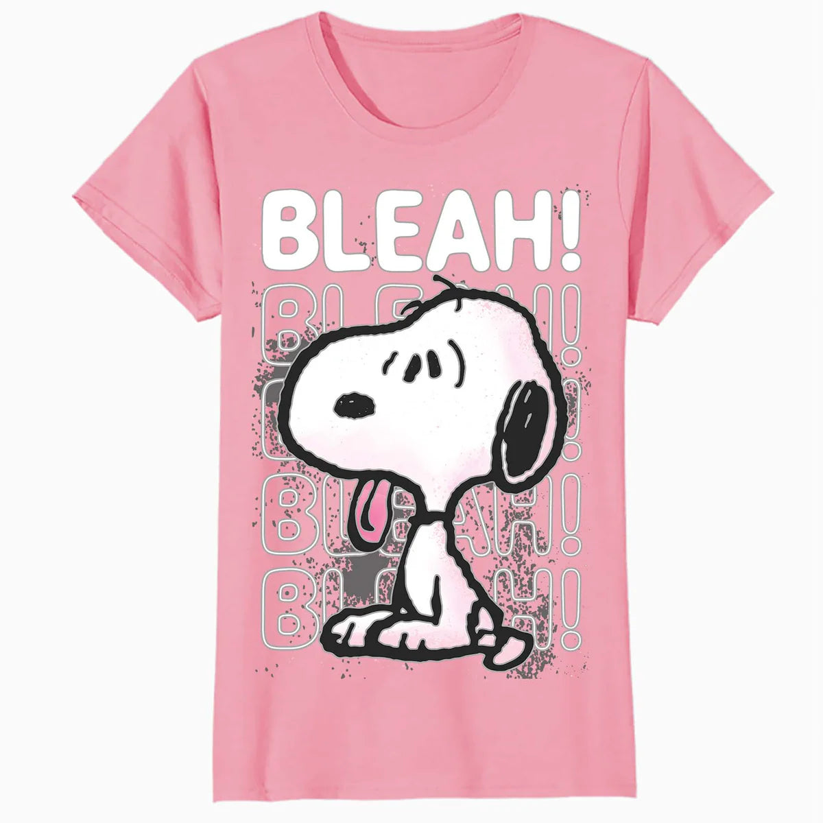 Peanuts Snoopy Graffiti Splat Bleah Lol Stencil 90s Official Women's SKINNY FIT T-Shirt