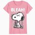 Peanuts Snoopy Graffiti Splat Bleah Lol Stencil 90s Official Women's SKINNY FIT T-Shirt