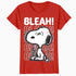Peanuts Snoopy Graffiti Splat Bleah Lol Stencil 90s Official Women's SKINNY FIT T-Shirt