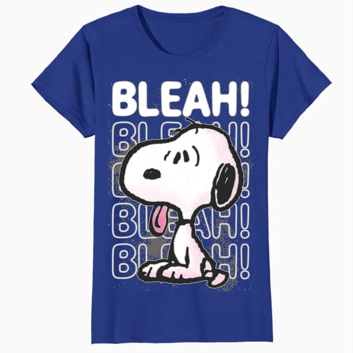 Peanuts Snoopy Graffiti Splat Bleah Lol Stencil 90s Official Women's SKINNY FIT T-Shirt