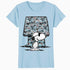 Peanuts Snoopy Joe Cool Graffiti Dog House Urban Street Art Official Women's SKINNY FIT T-Shirt