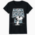 Peanuts Snoopy Joe Cool Graffiti Dog House Urban Street Art Official Women's SKINNY FIT T-Shirt