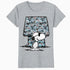 Peanuts Snoopy Joe Cool Graffiti Dog House Urban Street Art Official Women's SKINNY FIT T-Shirt