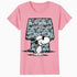 Peanuts Snoopy Joe Cool Graffiti Dog House Urban Street Art Official Women's SKINNY FIT T-Shirt