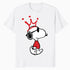 Peanuts Snoopy Joe Cool King Dog Crown Retro 80s 90s Cartoon Official Men's T-Shirt