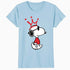 Peanuts Snoopy Joe Cool King Dog Crown Retro 80s 90s Cartoon Official Women's SKINNY FIT T-Shirt