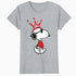 Peanuts Snoopy Joe Cool King Dog Crown Retro 80s 90s Cartoon Official Women's SKINNY FIT T-Shirt
