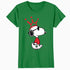 Peanuts Snoopy Joe Cool King Dog Crown Retro 80s 90s Cartoon Official Women's SKINNY FIT T-Shirt