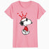 Peanuts Snoopy Joe Cool King Dog Crown Retro 80s 90s Cartoon Official Women's SKINNY FIT T-Shirt