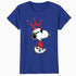 Peanuts Snoopy Joe Cool King Dog Crown Retro 80s 90s Cartoon Official Women's SKINNY FIT T-Shirt