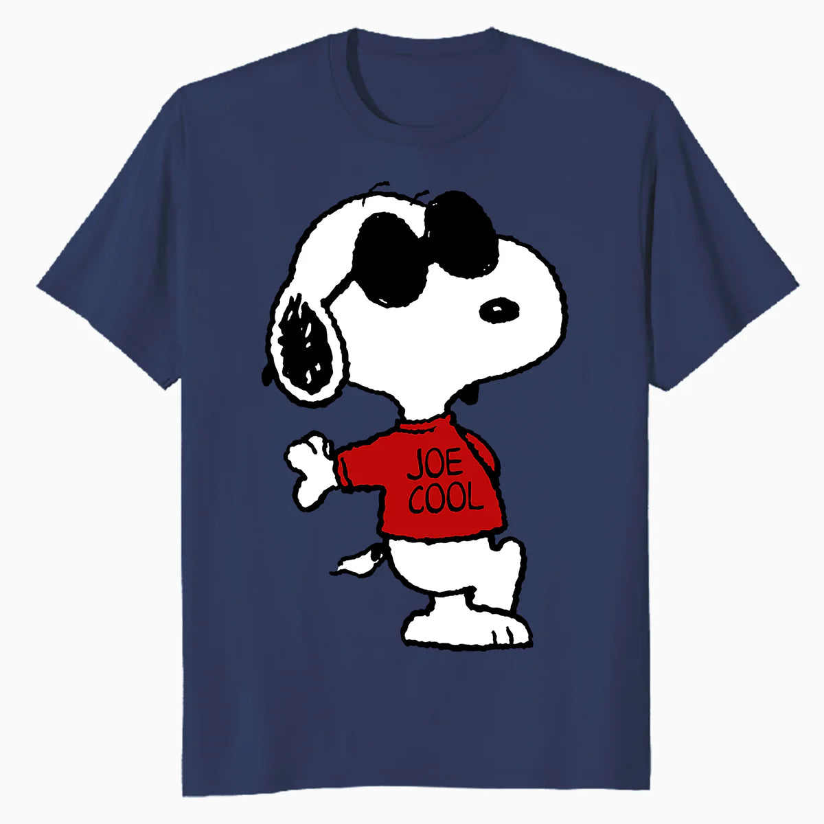 Peanuts Snoopy Joe Cool Old School Comic Geek Retro 80s 90s Official Men's T-Shirt