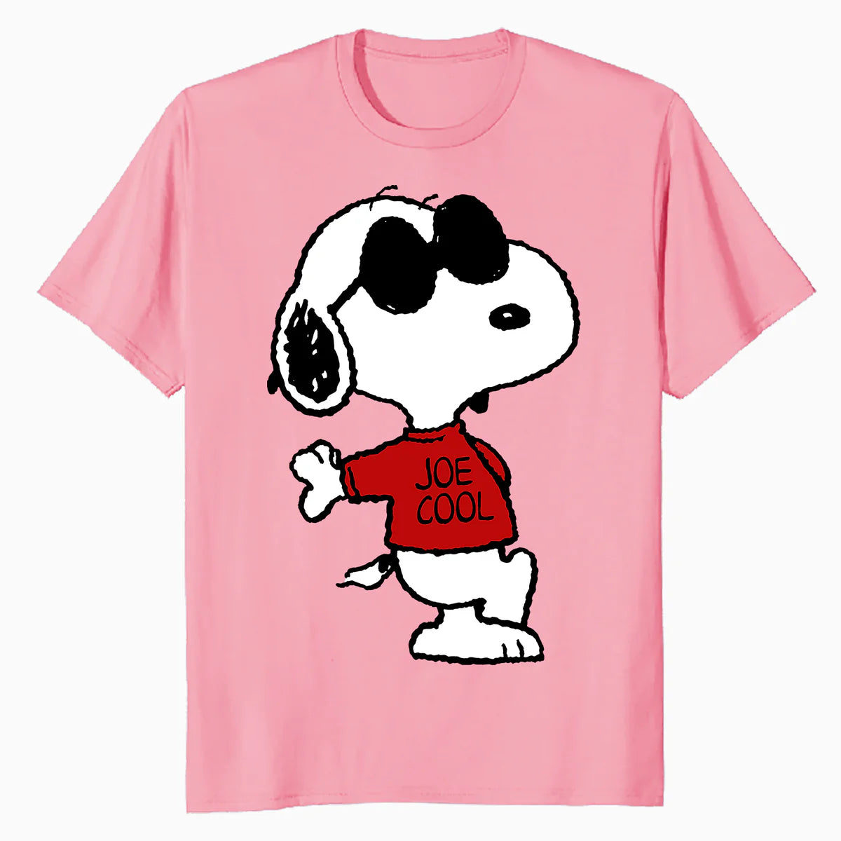 Peanuts Snoopy Joe Cool Old School Comic Geek Retro 80s 90s Official Men's T-Shirt