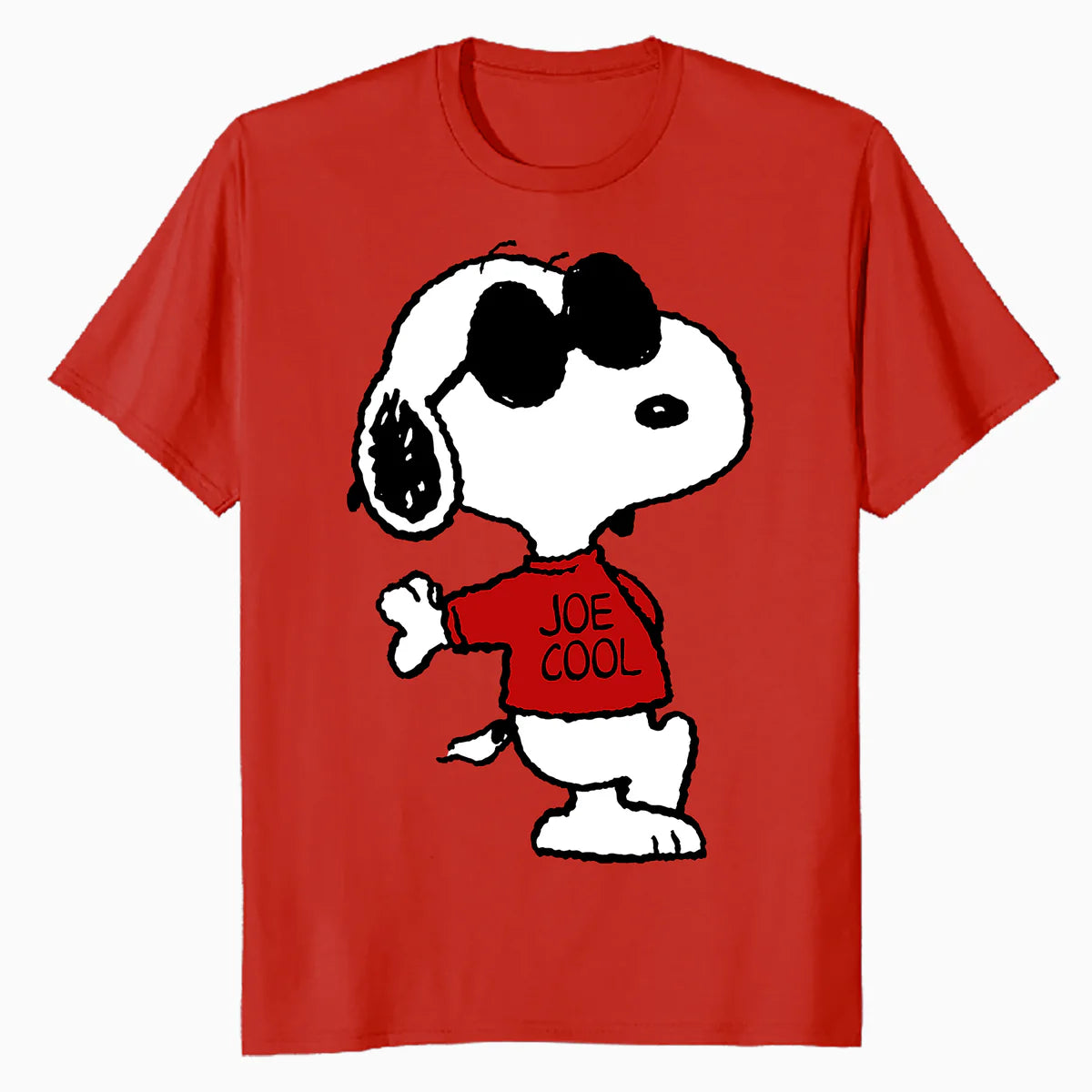 Peanuts Snoopy Joe Cool Old School Comic Geek Retro 80s 90s Official Men's T-Shirt