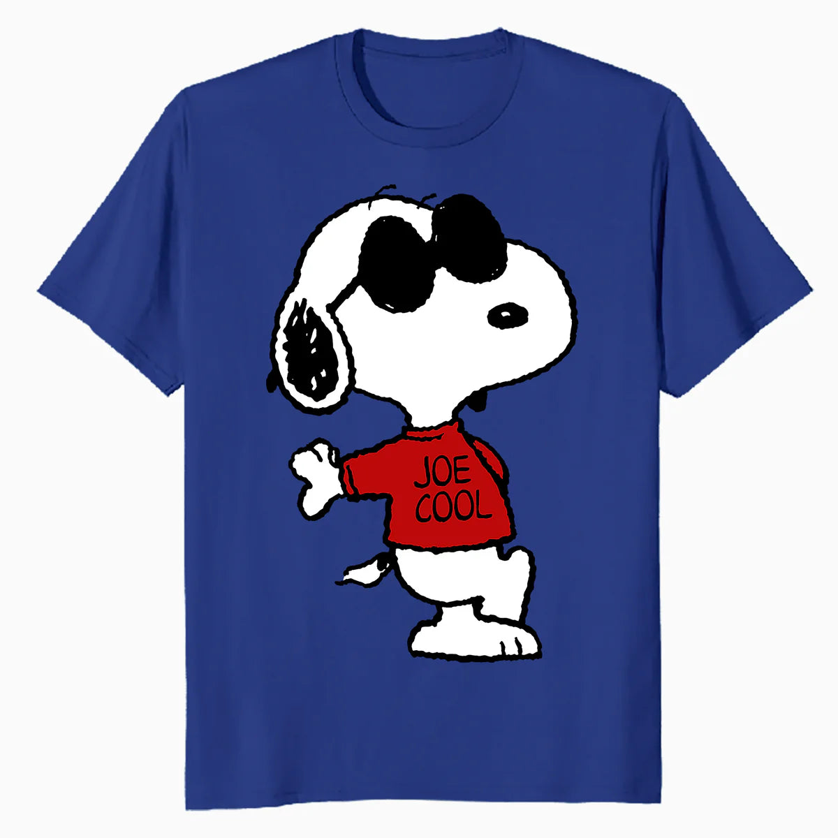 Peanuts Snoopy Joe Cool Old School Comic Geek Retro 80s 90s Official Men's T-Shirt
