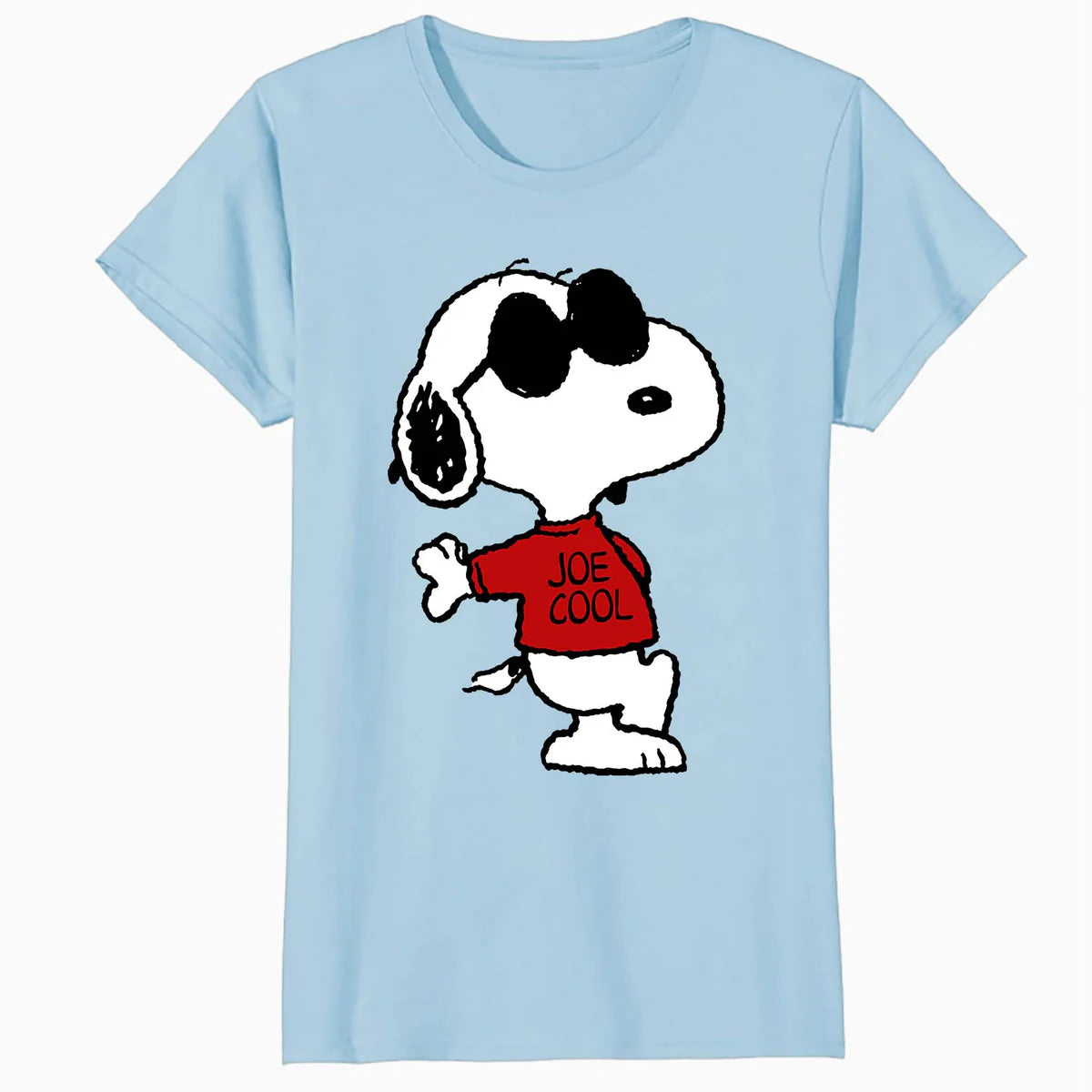 Peanuts Snoopy Joe Cool Old School Comic Geek Retro 80s 90s Official Women's T-Shirt