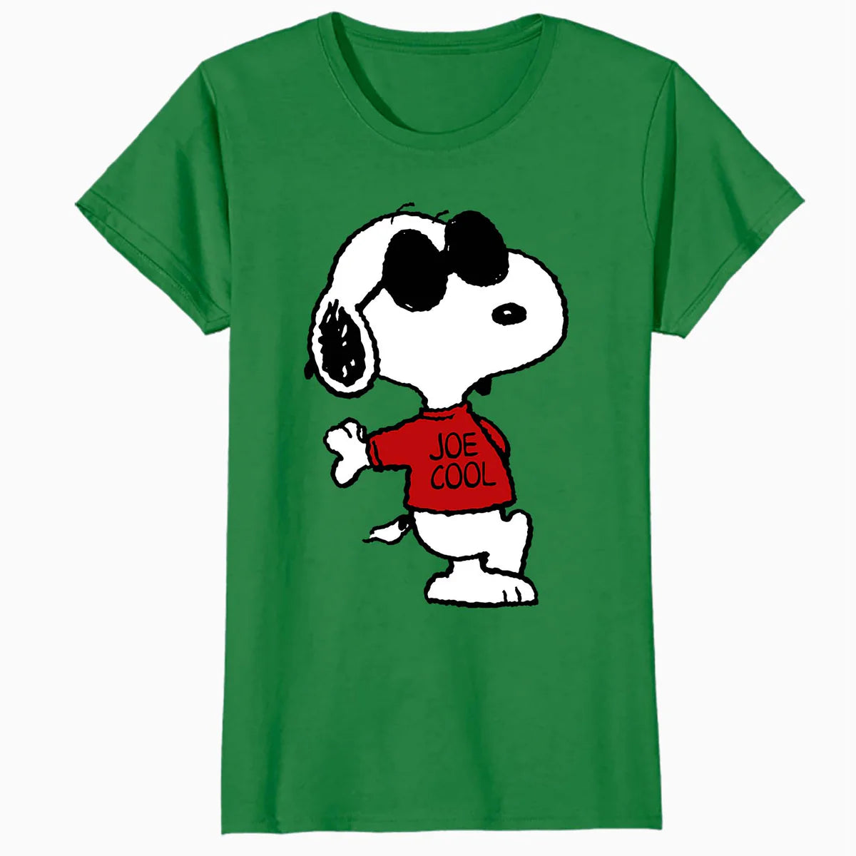 Peanuts Snoopy Joe Cool Old School Comic Geek Retro 80s 90s Official Women's T-Shirt