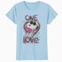 Peanuts Snoopy Joe Cool One Love Glitch Vintage Valentines Official Women's SKINNY FIT T-Shirt